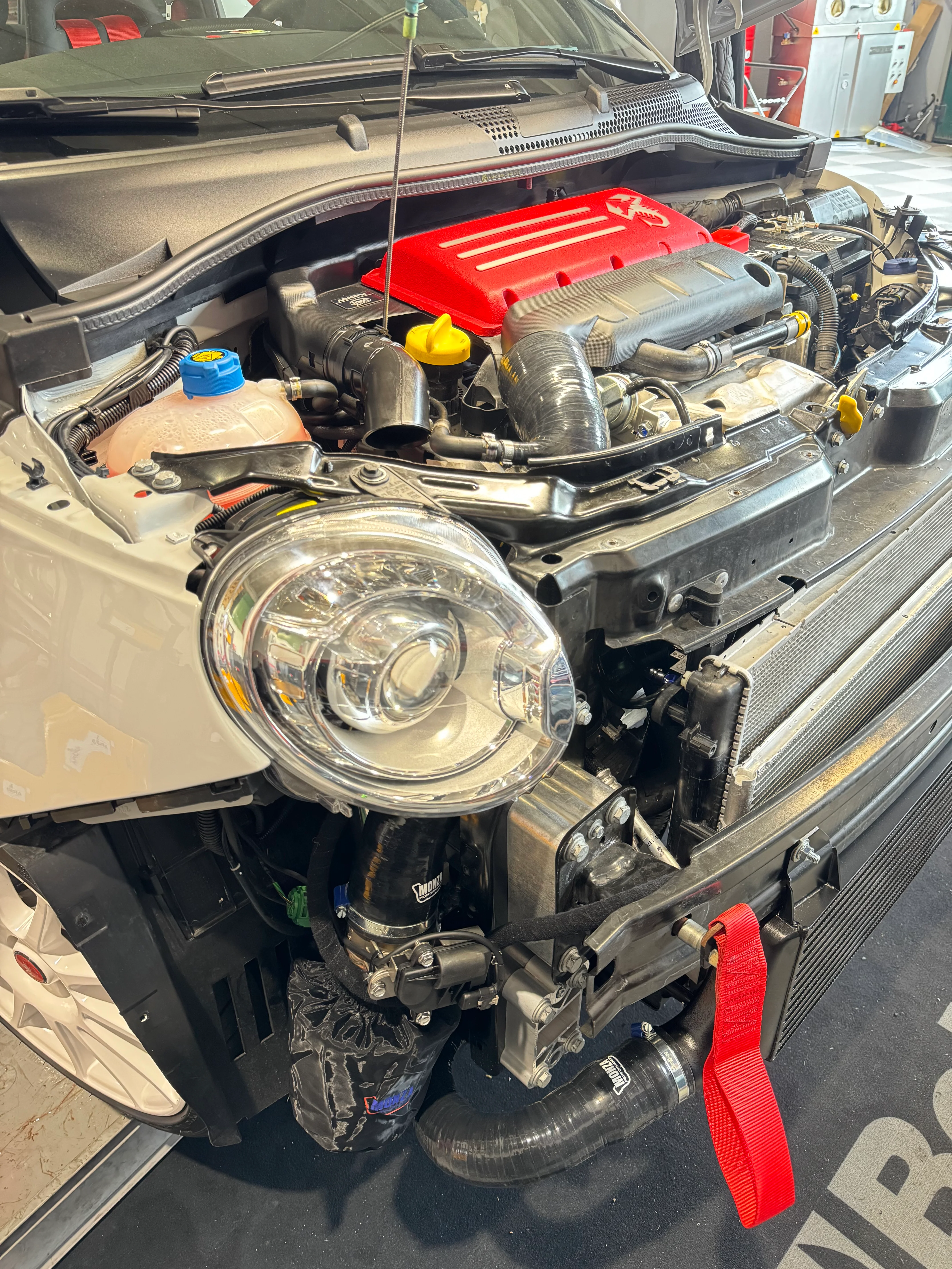 Abarth 500 aspirazione doppia con valvola e cassa filtro - Image 5