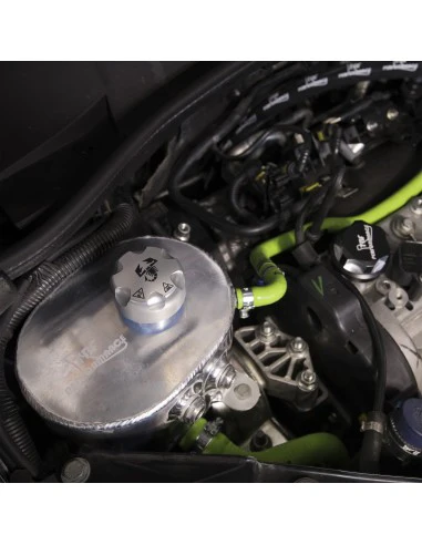 Abarth 500 vaschetta acqua alluminio + Tappo Biposto - Image 3