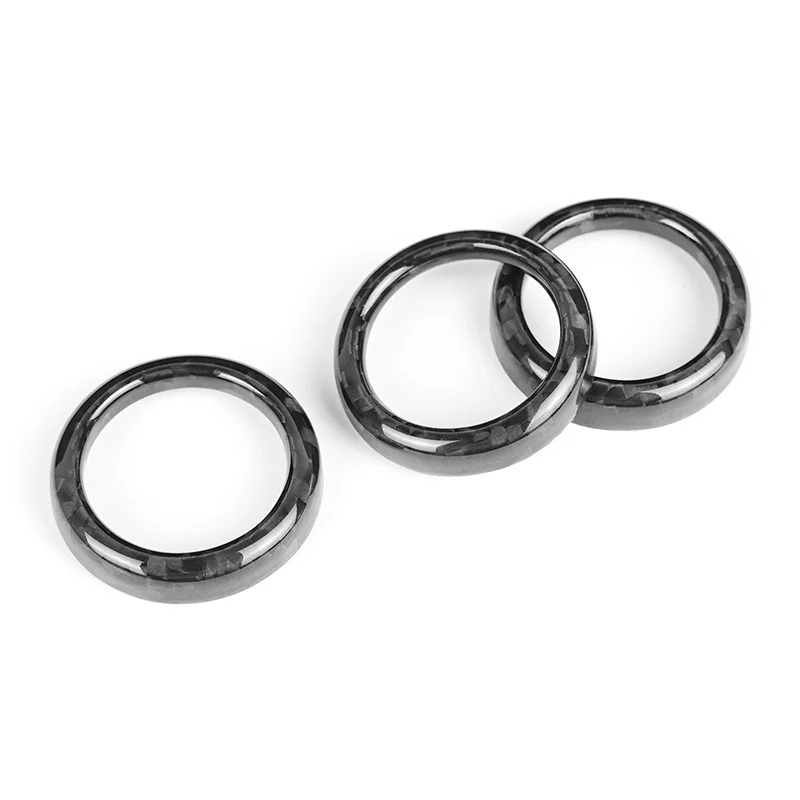 Anelli Pulsanti Plancia in CARBONIO Fiat 500 Abarth - 595 - 695 - Fiat 500 - in diverse finiture - Image 3