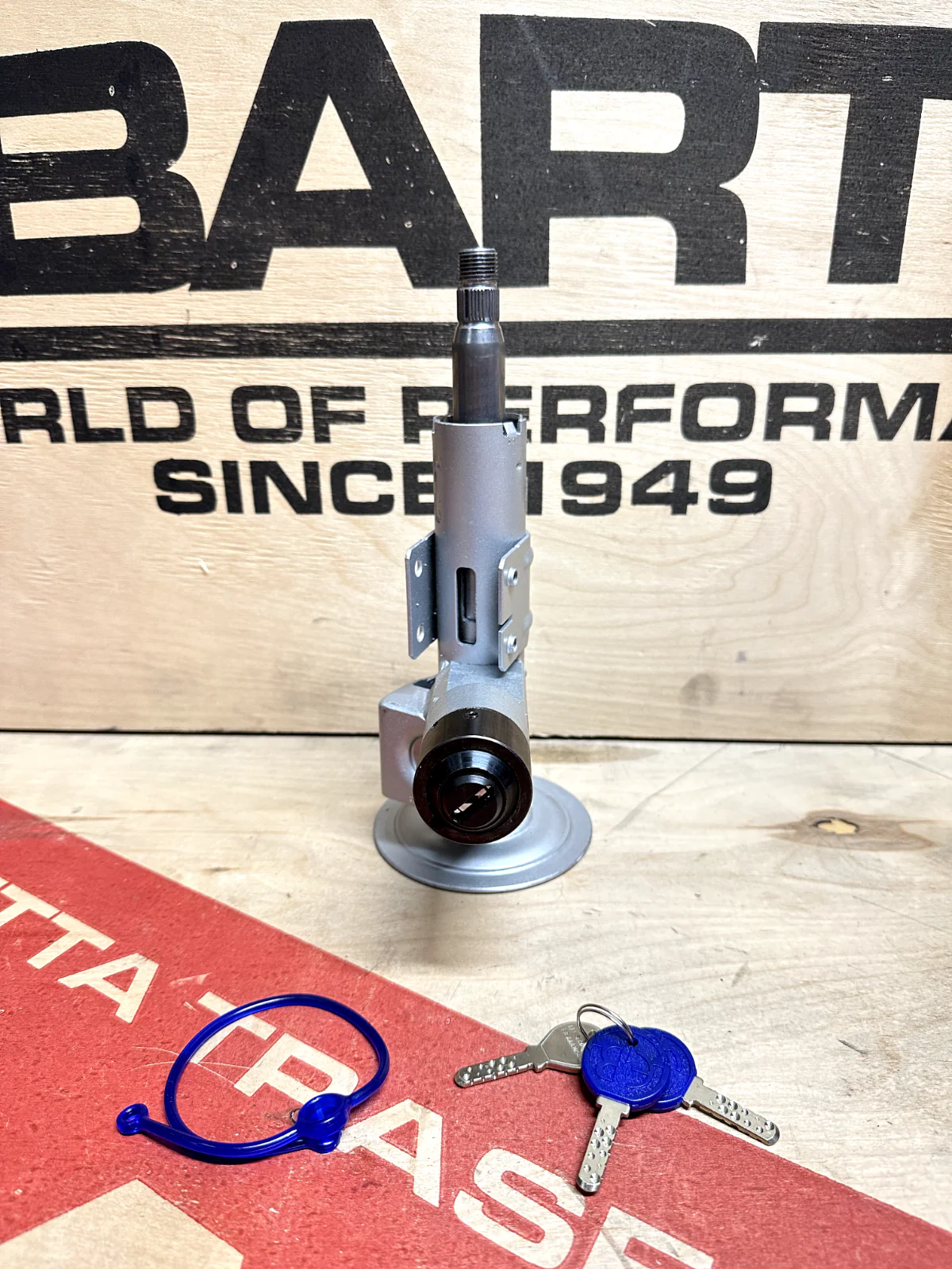 Antifurto Meccanico Euroblock con blocco piantone di sterzo 500/500 abarth/panda
