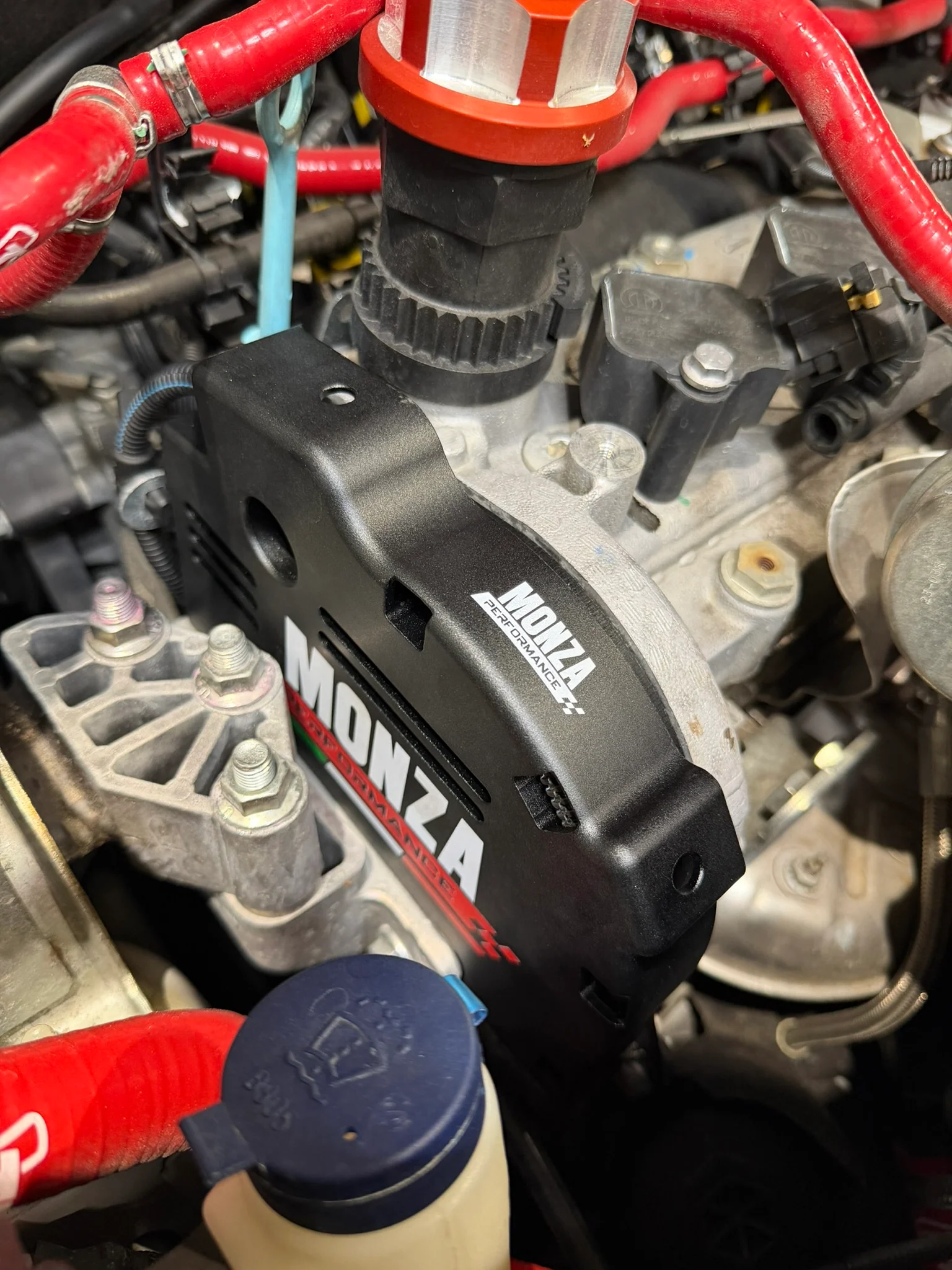 carter RICAVATO DAL PIENO distribuzione racing MONZA PERFORMANCE 500/595/695 Abarth e tutti motori T-Jet 55268545 - Image 6