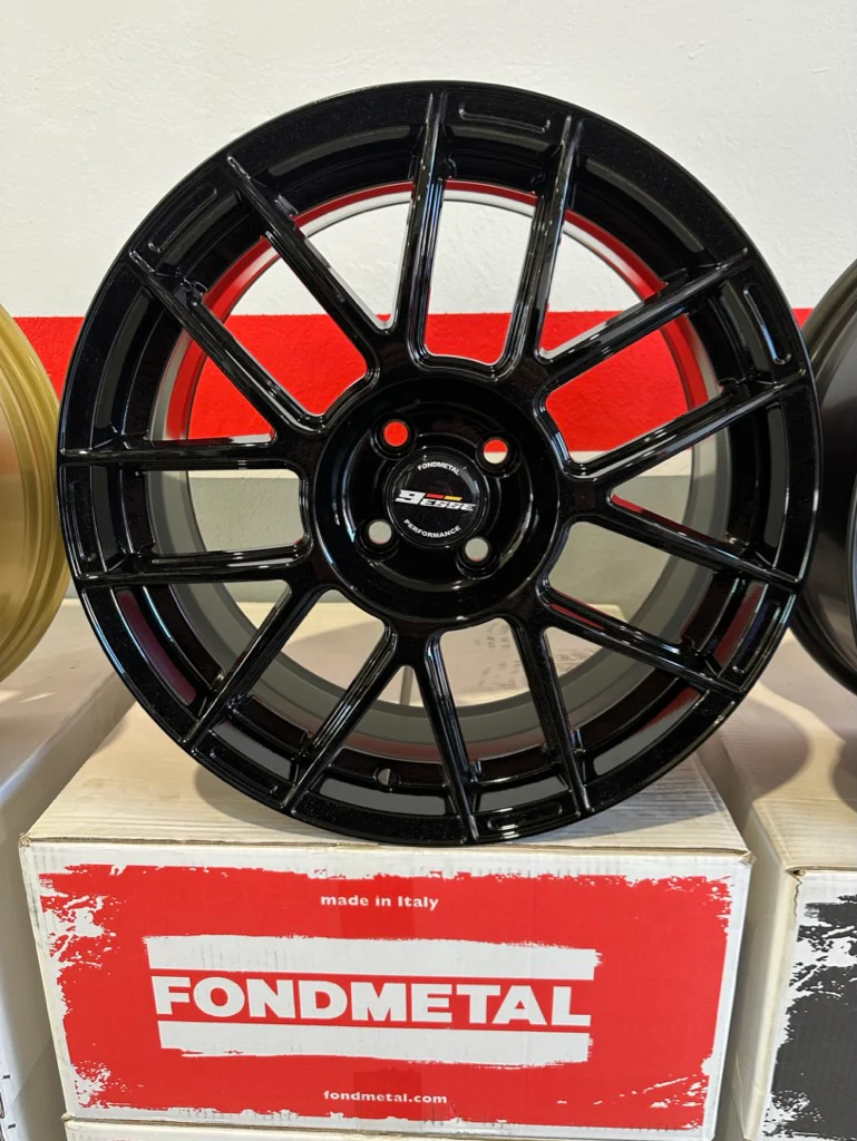SET 4 CERCHI FONDMETAL 9ESSE DA 17" PER 500/595 ABARTH OFFERTISSIMA - Image 4