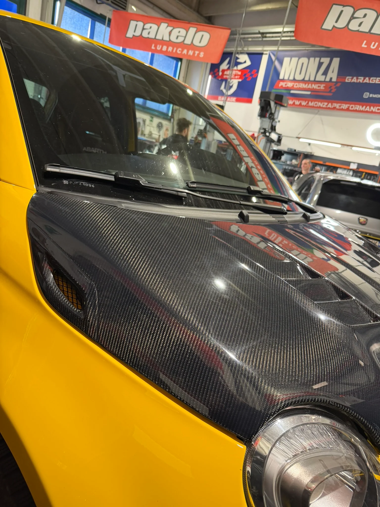 Cofano Carbonio Scorpion Twin Air abarth 500 - Image 8