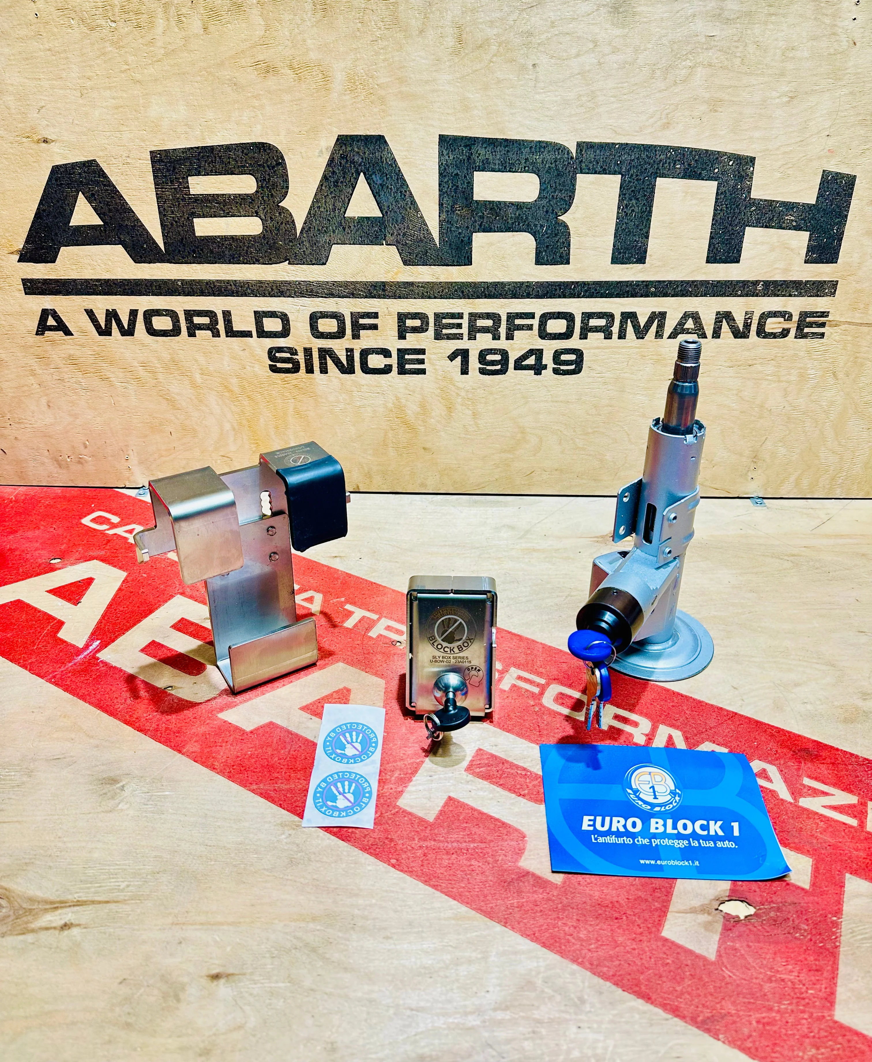 Tris antifurti 500 abarth euroblock - blind obd - block box vetture euro 5- Antifurto Abarth