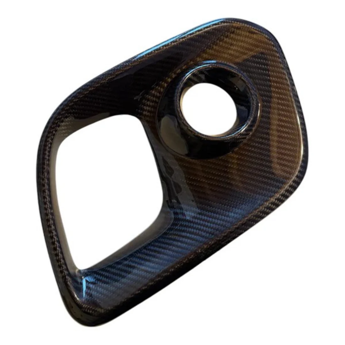 Coppia Cover fendinebbia in VERO CARBONIO per paraurti Abarth 500 - 595 - 695 Restyling - Image 2