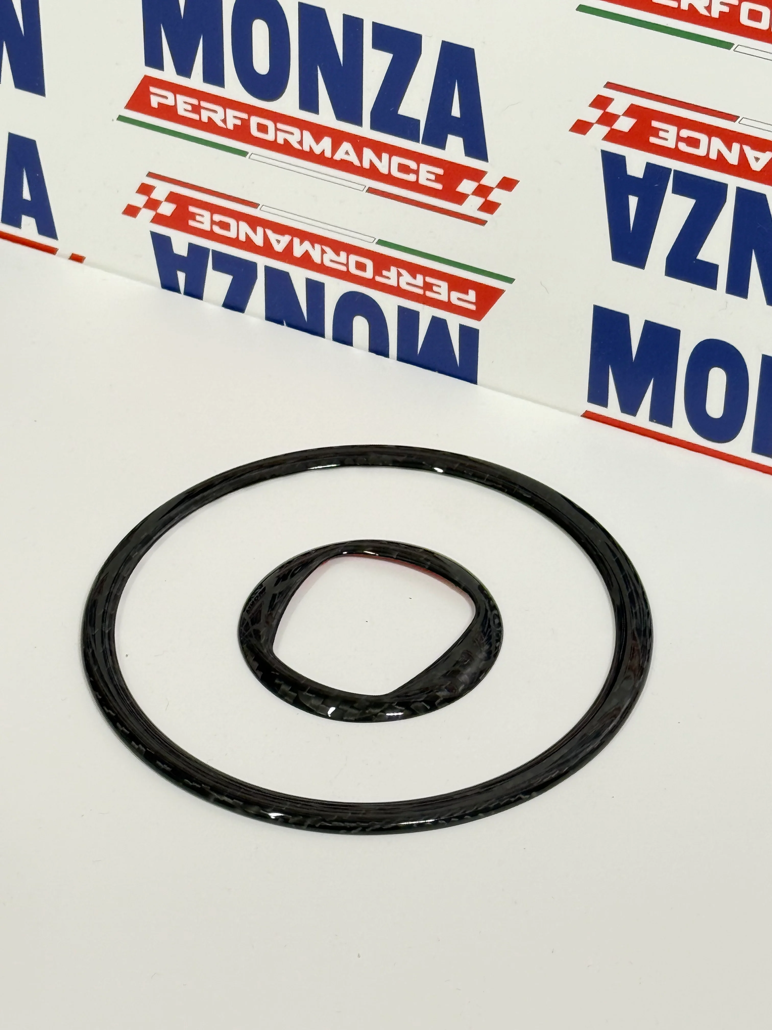 Cover Anelli Volante Airbag in CARBONIO Fiat 500 Abarth 595 - 695 - Fiat 500 - - Image 3
