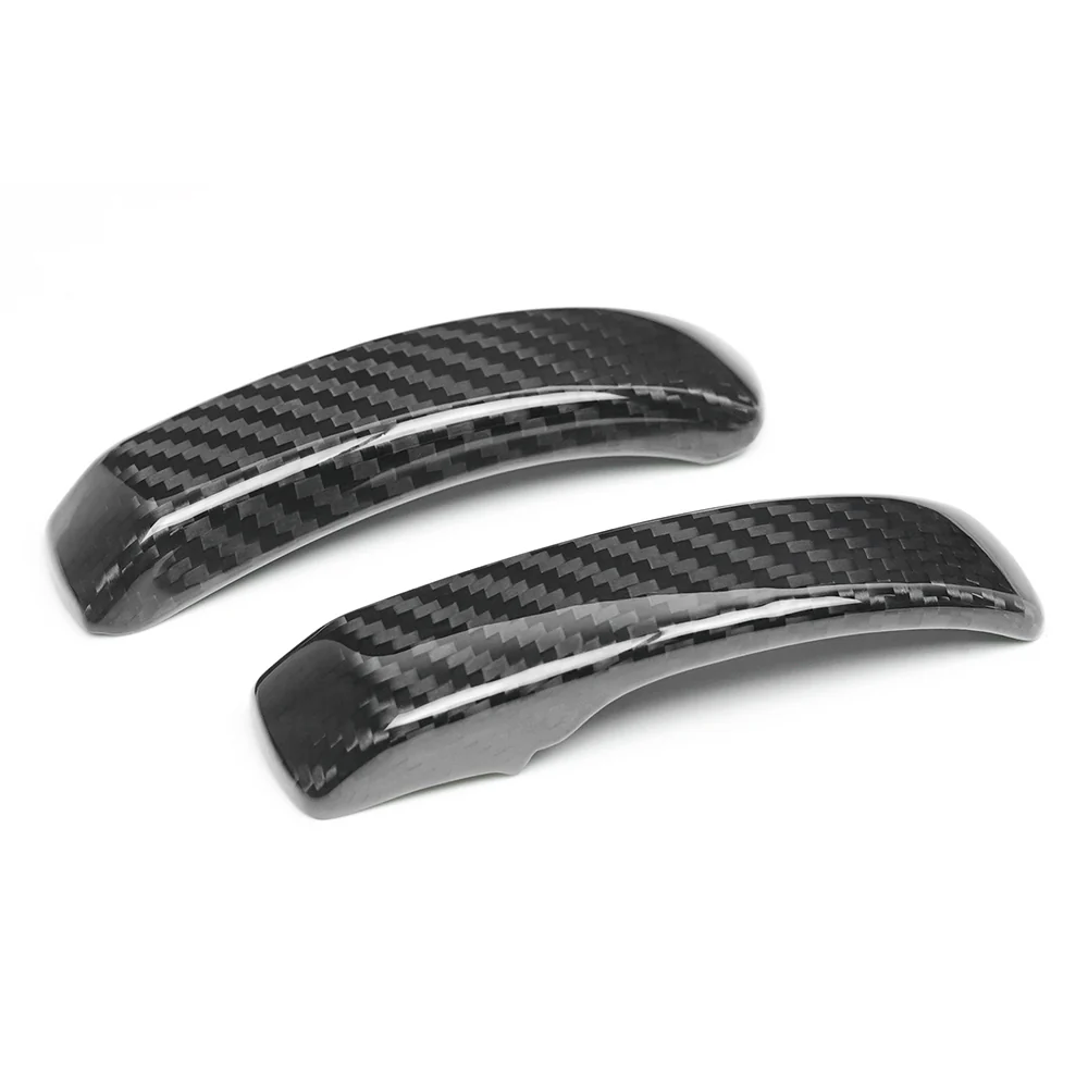 Coppia Cover Maniglie Interne in CARBONIO Abarth 595 - 695 - Fiat 500 - Image 3