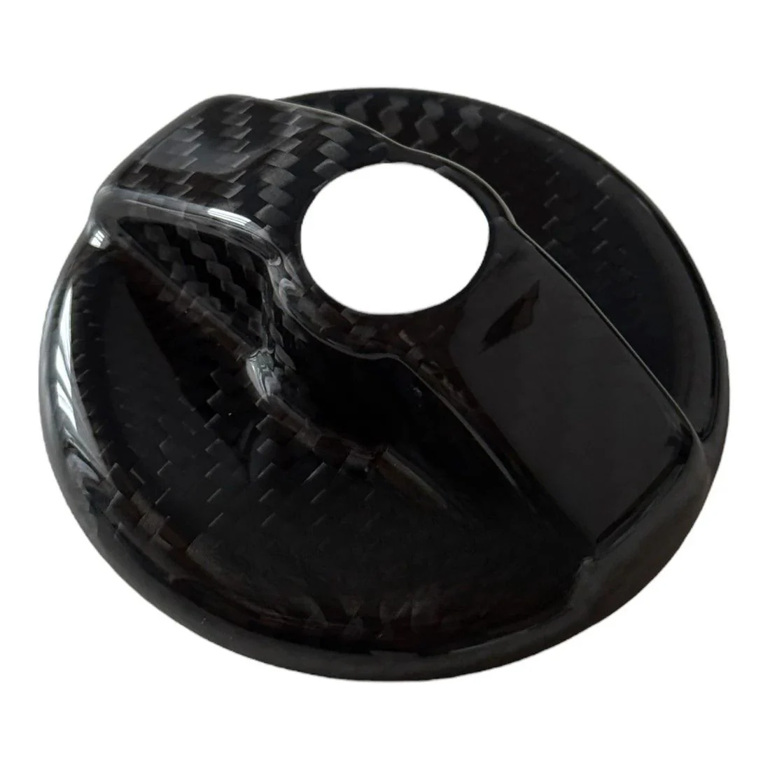Cover tappo benzina in VERO CARBONIO Fiat 500 Abarth - 595 - 695