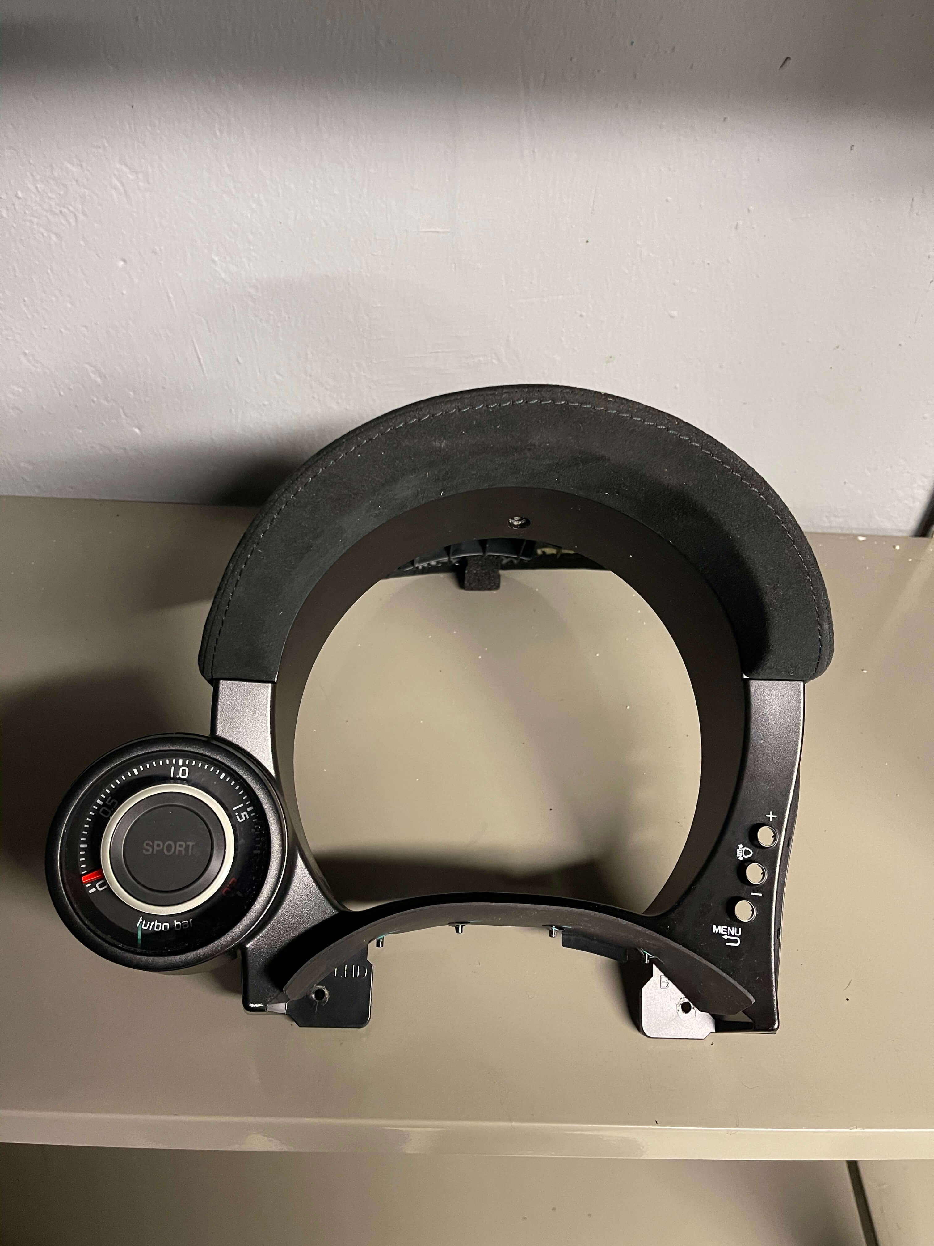 Cupolino Alcantara con manometro per tutte le 500 Abarth 735645993 - Image 3