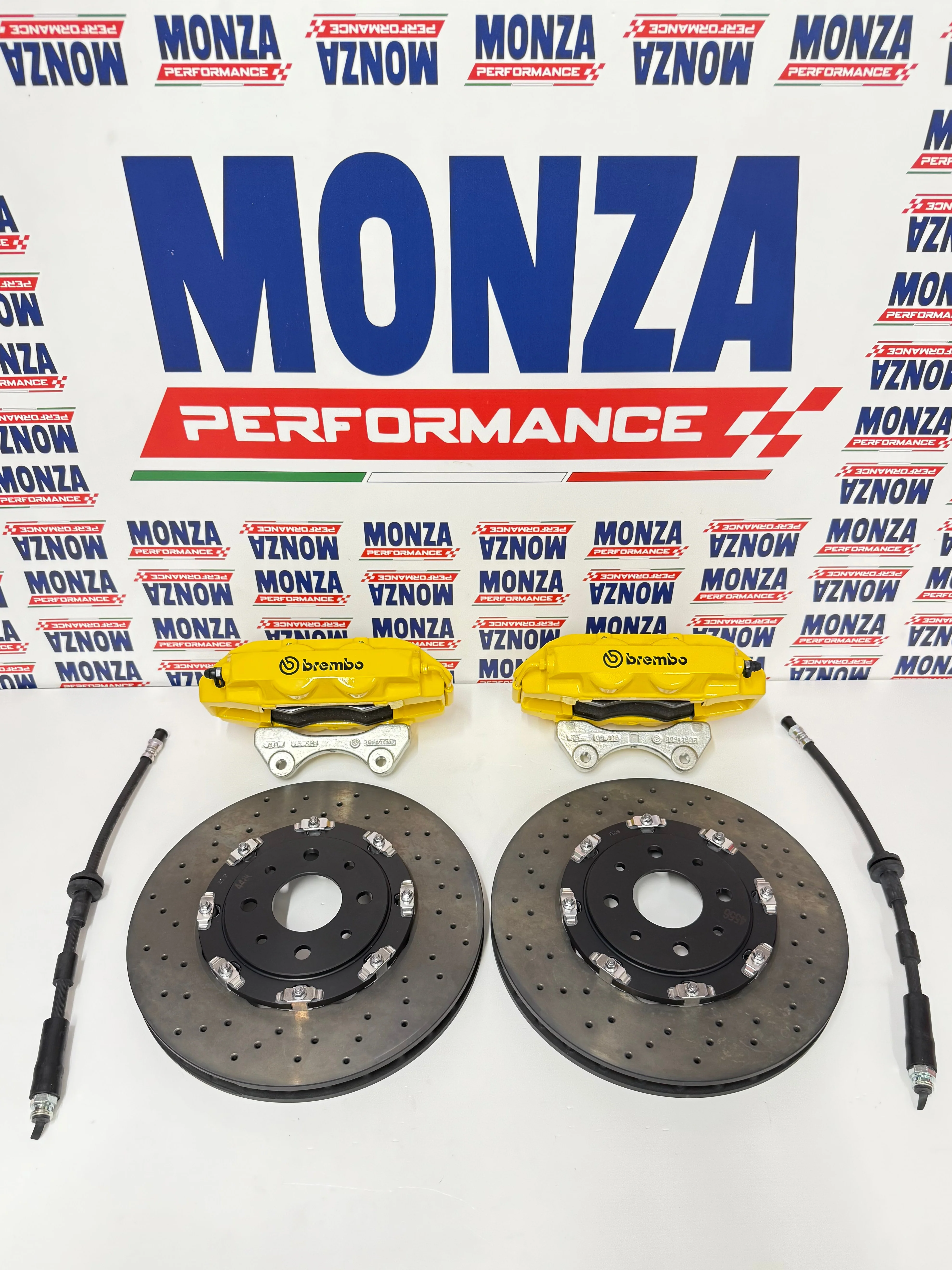Impianto frenante Brembo per  Abarth 595/695/500 305 4 pompanti  ORIGINALE ABARTH