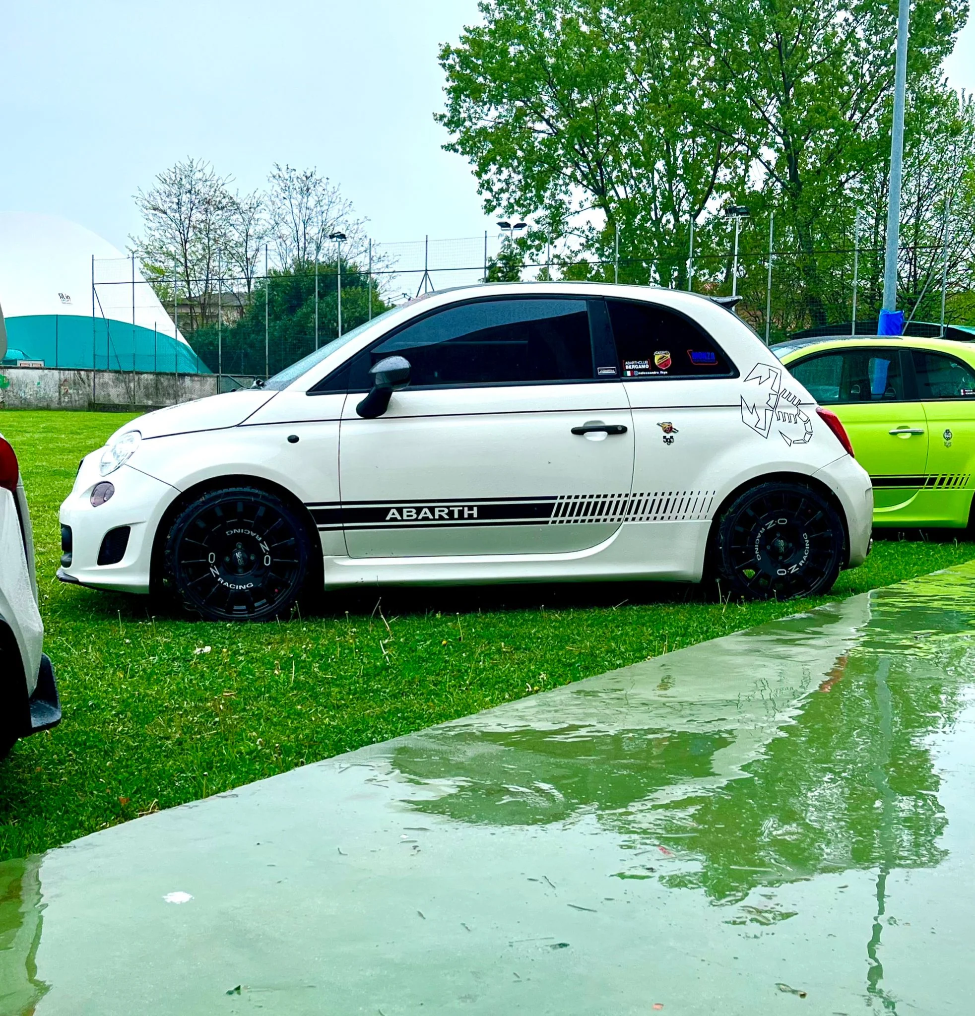 Adesivo Kit strisce fasce laterali 500 abarth 2016-2024 - Image 9