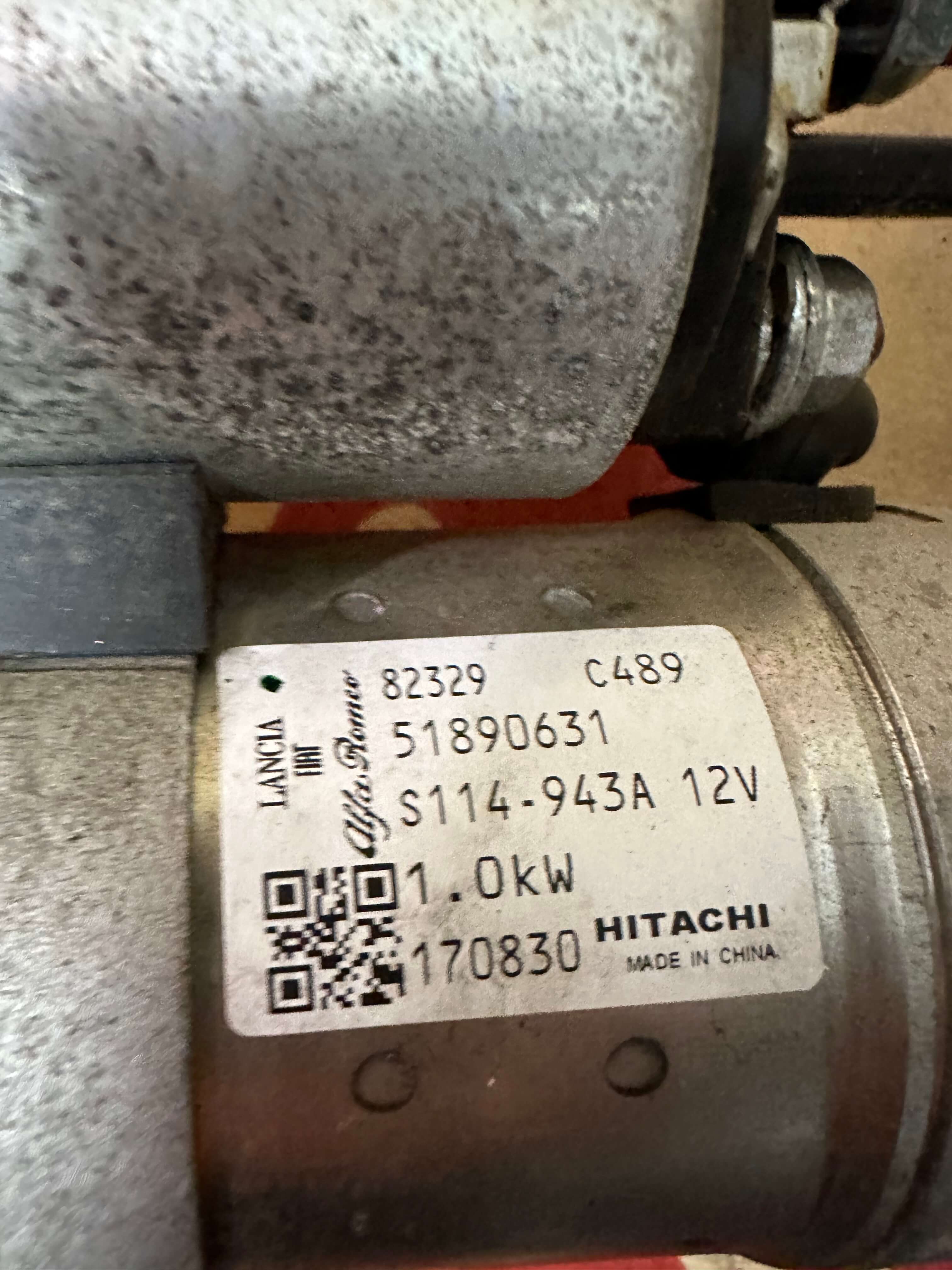Motorino d'avviamento 500 / Punto Abarth tjet 1400 51890631 - Image 3