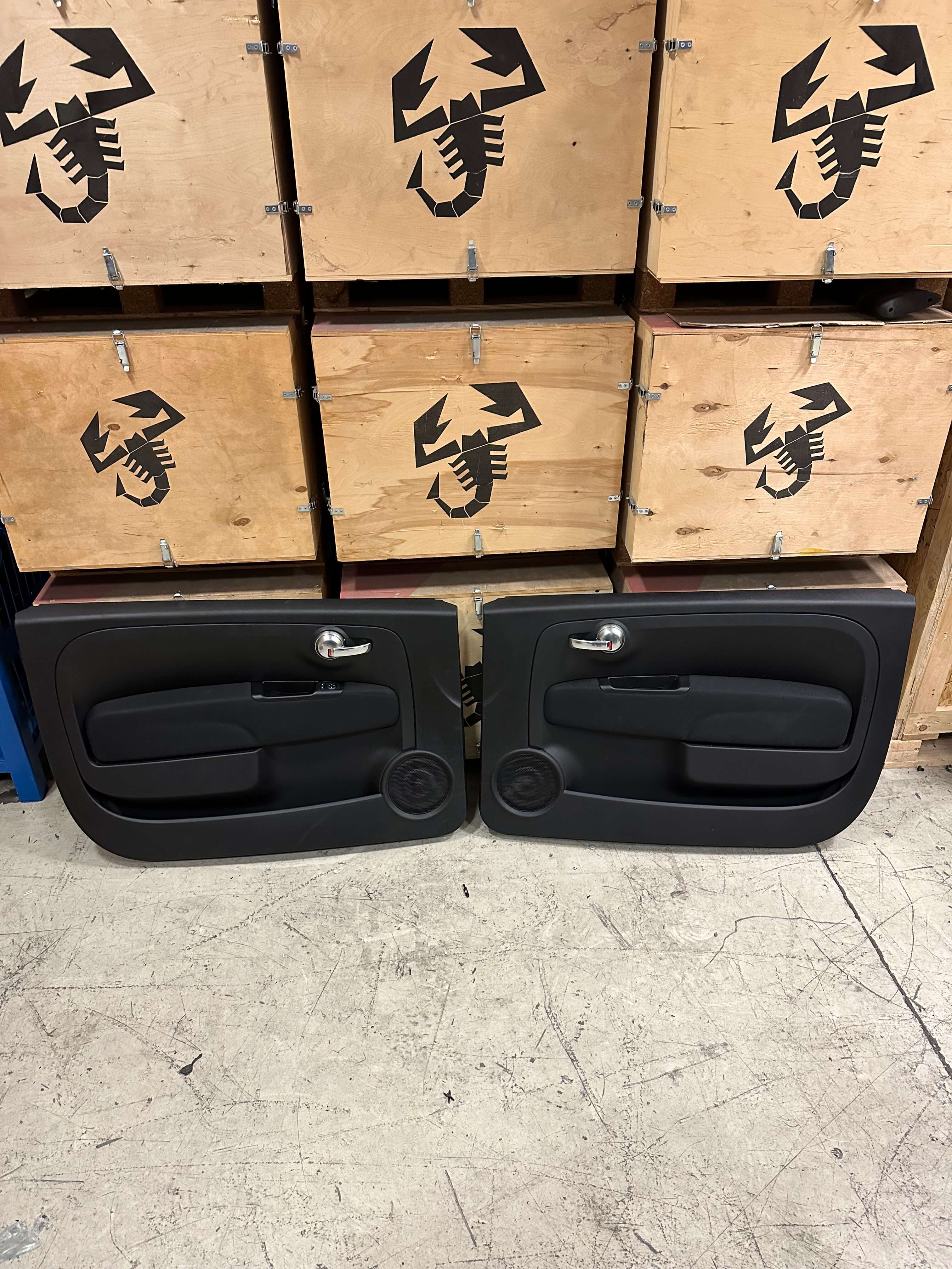 Pannelli porta anteriori stoffa 500 Abarth