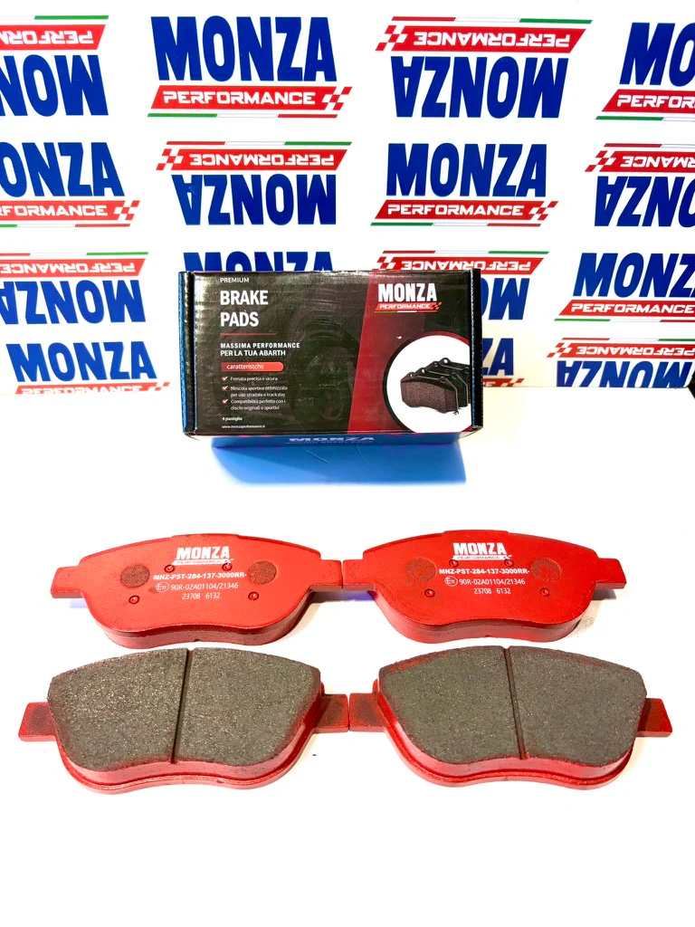 Pastiglie 284mm monopompante racing anteriori Monza Performance 500 abarth 595 135/145/160hp