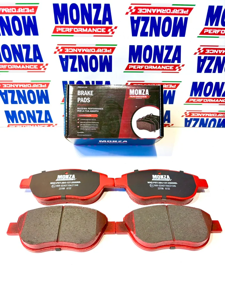 Pastiglie 284mm monopompante trackday anteriori Monza Performance 500 abarth 595 135/145/160hp