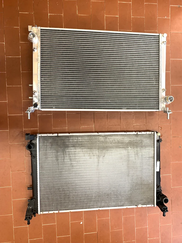 Radiatore acqua maggiorato in alluminio 500 abarth tutte le versioni - Image 4