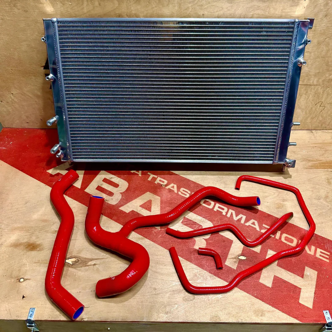 Radiatore maggiorato Abarth 500 + kit tubi acqua - Image 2