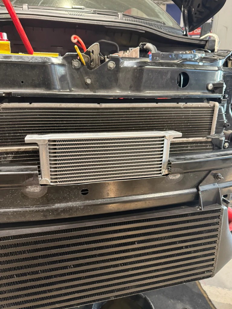 Radiatore olio 500 / punto abarth con kit montaggio