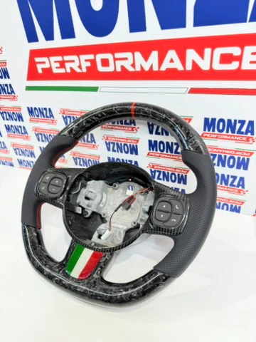 Volante in carbonio 500 abarth restyling 2016-2024 no led - Image 8
